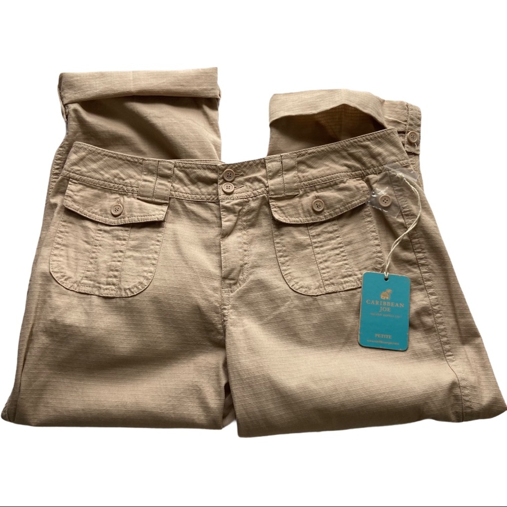 Caribbean Joe Khaki Capris Women’s Pants